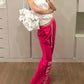 Leisure 2-Piece Set Women Sexy Solid Simple Tank Tops+Letter Print Drawstring Pant Summer Street Daily Hottie Suit