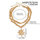 Vintage Plastic Beads Chain Necklace for Women New Trend 2025 Goth Sunflower Pendant Choker Necklace Party Jewelry Gift