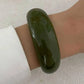 Y2K Boho Thick Resin Acrylic Open Wide Bangles for Women New Trend Vintage Irregular Chunky Arm Bracelets Daily Jewelry