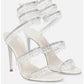 Women's New Water Diamond Sandals Fashion Tassel Crystal Shoes Sexy Banquet Party Twin Stiletto Women's Large Sandals