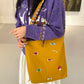 2025 Winter New Arrivals Basic Drawstring Multi Color Checkered Shoulder Bag For Woman