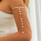 17 Styles Boho Crystal Pendant Cuff Open Bangles for Women Wed Bridal Goth Tassel Link Arm Bracelets Party Jewelry Gift