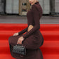 Turtleneck Long Sleeve Sexy Maxi Dress Women Elegant Autumn Winter Hollow Out Ruched Club Party Long Dresses Female