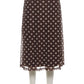 Polka Dot Print 3-Piece Set Women Scarf+V-Neck Camisole+Irregular Mid Skirts Matching High Street Sweet Elegant Suit