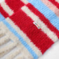 2025 Winter New Arrivals Cute Casual Preppy Sweet Stripe Plush Scarf For Women