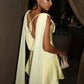 Swing Collar Dress Women Patchwork Tassel Backless Bandage Sleeveless Satin Fashion Prom Party Summer Elegant Bodycon