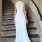 Half High Collar Sleeveless Knit Maxi Dress For Women Fashion Solid Bodycon Sexy Pleated Long Knitted Sweater Dress