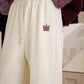 2025 Winter New Arrivals Casual Solid Color Drawstring Ankle Cuff Loose Fit Sweatpants For Woman