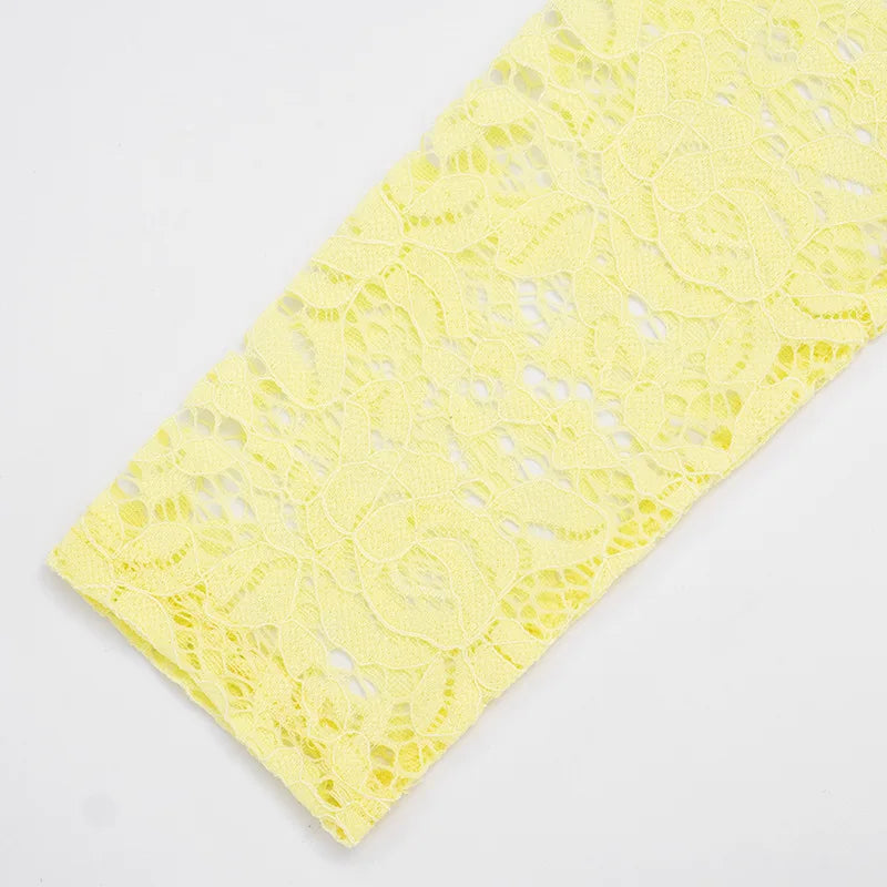 Fall Two Piece Sets See Through Lace Long Sleeve Cardigan Top and Maxi Skirt Set Sexy Beach Vacation Outfits