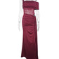 One Shoulder Backless Sexy Maxi Dress Women Elegant Strapless Sleeveless Thigh High Split Club Party Long Dress Female