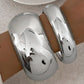 Fashion Hyperbole Chunky Wide Metal Bangles for Women Punk Vintage Stackable Daily Bracelets Jewelry 2025 New Accessories