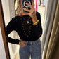 Y2k Aesthetic Low Back Blouse Women Open Back Shirt Long Sleeve Backless Boat Neck Blouse Going Out Workout Outfit