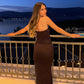 Strapless Long Maxi Dress Sexy Beach Party Vacation Outfits Summer Dresses Women 2025 Fashion Clothes