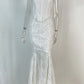 Strapless Sexy Two Piece Set Women White Off-shoulder Lace-up Crop Tops And Maxi Skirt Matching Sets Female Dress Set