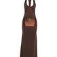 Silky Stain Patchwork Gown Dress Woman Summer Trend Low-Neck Backless Sleeveless Evening Party Elegant Long Bodycon