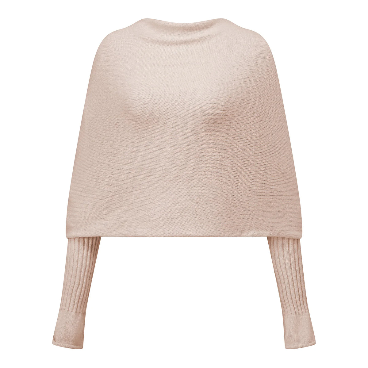 Women Loose Mohair Knitted Sweater Draped Off Shoulder Flare Sleeve Sheer Knit Jumper Cross Wrap Back Winter Pullover