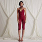 See Through Red Lace Mesh One Pieces Romper Jumpsuit Onesie Sexy Body Lingerie Women Summer Clothes 2025
