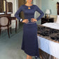 Casual Elegant 2 Piece Set Woman Polka Dot Print o-Neck Hollow Full Sleeve T-Shirts+Elastic Waist Long Skirts Suits