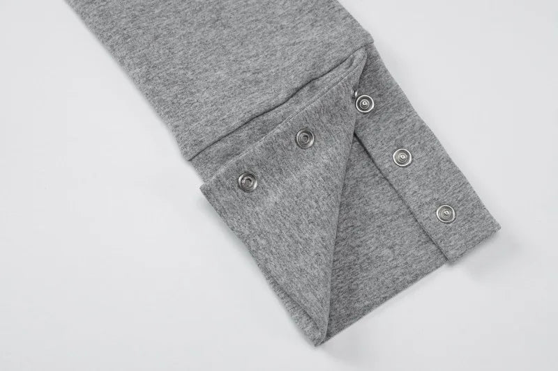 Button Up Cardigan Long Sleeve Tops for Woman Clothes Autumn 2025 Solid Color Knitted Tshirts