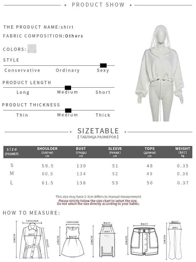 Jacquard Hooded Crop Jacket Women Trend Autumn Fashion Pleats Zip Patchwork Full Sleeve Trend Street Sporty Outfits