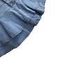Sexy Denim Tierred Skirt Women Summer Casual High Waist A-line Buttons Beach Holiday Street Wash Blue Jeans Bottom