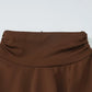 Back Zipper Turtleneck Long Sleeve Short Dresses for Woman Fall Fashion Sexy Solid Bodycon Dress