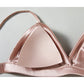 93.8% Real Mulberry Silk Women's Bralette Wireless Bra Triangle Cups Removable Padded Wire Free Lightly Lined Everyday