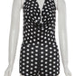 Wild Trend Romper Women Fashion Swing Collar Sexy Hottie Backless Polka Dot Print Halter Midnight Party Street Clubwear