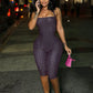 Polka Dot Print Backless Rompers Woman Summer Sexy Bandage Halter Sleeveless Skinny Peach Hip Streetwear Playsuits