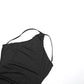 Mesh Patchwork Long Dress Women Inclined Shoulder Backless Sleeveless Midnight Prom Party Ruched Elegant Vestidos