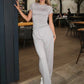 Fall Winter 2 Piece Set Long Sleeve Top Wide Leg Pants Suit Casual Clothing Cozy Lounge Sets Women Outfit