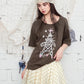 Polka Dot Irregular Hem Skirt, High-Waisted Flowy A-Line Mini Skirt