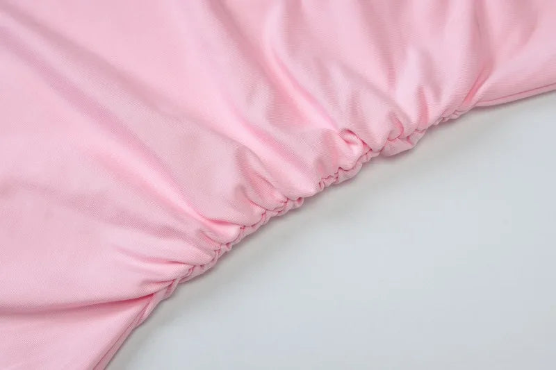 Asymmetrical Backless Mini Dresses Sexy Outfits Women Club Wear Bodycon Dress Fall 2025