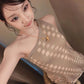 Hollow Vest Women Slanted Shoulder Skinny Sexy Irregular Hem Music Festival Hip-Hop Style Summer Classic Streetwear