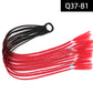 Synthetic Colored Braided Ponytail Hair Extension Rainbow Color Braids Pony Tail With Elastic Band Girl's Pigtail