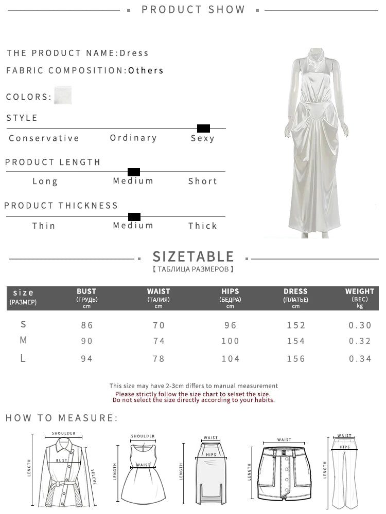 Elegant Backless Dress Women Fashion Classic Halter Ruched Patchwork Sleeveless Sexy Simple Party Club Long Bodycon