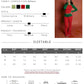 Christmas Party 2Piece Set Woman Contrast Patchwork o-Neck Full Sleeve Crop Tops+High Waist Long Pant Casual Fashion Suit