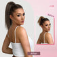 Synthetic 16Inch Claw Clip Ponytail Hair Extensions Waterfall Straight Ponytail Blonde Brown Heat Resistant Pony Tail Fake Hair