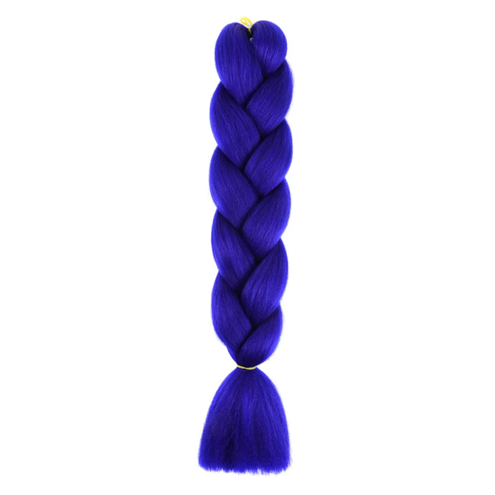 24 Inch Jumbo Braids Extensions Synthetic Braiding Hair Afro Ombre Color kanekalon Hair for Children Braid
