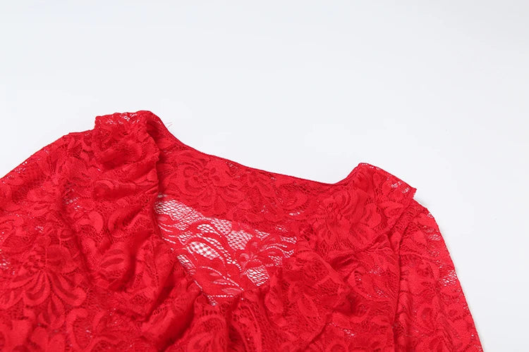 Jacquard Sexy Women 2 Piece Set Coquette Full Sleeve Ruffles Crop Tops+Bike Shorts Matching Clubwear Summer Outfits