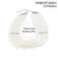 Vintage Imitation Pearl Multi-Layer Necklace Oval Beasds Choker Elegant Collar for Women's Chain Jewelry Accessories Party Gift