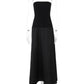 Off-shoulder Strapless Sexy Maxi Dress For Women Gown Solid Fashion Backless Sleeveless High Waist Bodycon Long Dress