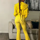 Casuals 2 Piece Set Women Chic Sporty Hooded Zipper Crop Jacket+Simple Tank Top+Flare Pants Autumn Trend Street Suits