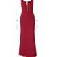 Women Sexy Maxi Dress Sleeveless Spaghetti Strap Pearl Button Decor Bodycon Dress Backless Elegant Evening Party Dress