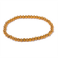 3/4/5/6 MM Stainless Steel Beads Daily Handmade Elastic Bracelet Bangle Waterproof Wrist Wholesale Gold Color Jewelry Men