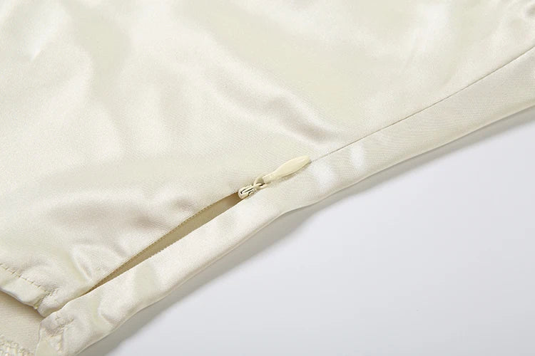 Sexy Coquette 2 Piece Set Women Fashion Silky Patchwork V-Neck Camisole +Sequins Shorts Matching Hottie Street Suits