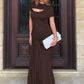 Hollow Out Short Sleeve Sexy Maxi Dress Women Brown Turtleneck Draped Ruched Bodycon Club Party Long Dresses Female