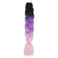 24 Inch Jumbo Braids Extensions Synthetic Braiding Hair Afro Ombre Color kanekalon Hair for Children Braid