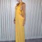 Deep V Neck Backless Sexy Maxi Dress Women Summer Elegant Halter Off-shoulder Sleeveless See Through Beach Club Dress