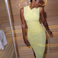Mesh Patchwork 2 Piece Set Woman Folds V-Neck Sleeveless Shape Waist Tops+Irregular Hem Long Skirts Sexy Fashion Suit